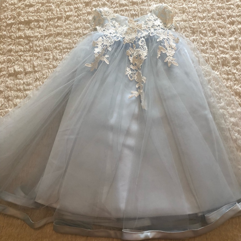 Lace tulle toddler dress